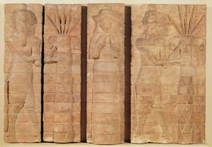 Sezione di un muro con iscrizioni di Kutir-Nahhunte e Shilak-Inshushinak, da Susa, c.1150 a.C. da Mesopotamian